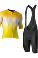 CASTELLI Cyklistický krátky dres a krátke nohavice - AERO RACE 6.0 - žltá/čierna