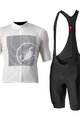 CASTELLI Cyklistický krátky dres a krátke nohavice - BAGARRE - ivory/modrá/čierna