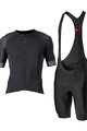 CASTELLI Cyklistický krátky dres a krátke nohavice - ENTRATA VI - modrá/čierna/oranžová