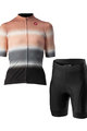 CASTELLI Cyklistický krátky dres a krátke nohavice - DOLCE LADY - šedá/ružová/čierna