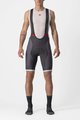CASTELLI Cyklistické nohavice krátke s trakmi - COMPETIZION KIT - šedá