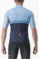 CASTELLI Cyklistický dres s krátkym rukávom - A BLOCCO - modrá/oranžová