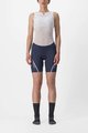 CASTELLI Cyklistické nohavice krátke bez trakov - VELOCISSIMA 3 LADY - modrá