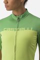 CASTELLI Cyklistický dres s krátkym rukávom - VELOCISSIMA LADY - zelená/žltá