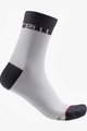 CASTELLI Cyklistické ponožky klasické - VELOCISSIMA 12 LADY - biela/čierna
