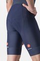 CASTELLI Cyklistické nohavice krátke s trakmi - ENTRATA 2 - modrá