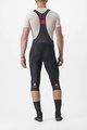 CASTELLI Cyklistické nohavice krátke s trakmi - ENTRATA 2 3/4 - čierna