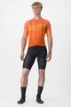 CASTELLI Cyklistický dres s krátkym rukávom - CLIMBER'S 3.0 - oranžová