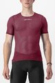 CASTELLI Cyklistické tričko s krátkym rukávom - PRO MESH 2.0 - bordová