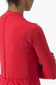 CASTELLI Cyklistický dres s dlhým rukávom letný - ANIMA 4 LADY - červená