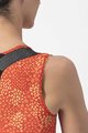 CASTELLI Cyklistické tričko bez rukávov - PRO MESH 4 W LADY - oranžová