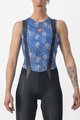 CASTELLI Cyklistické tričko bez rukávov - PRO MESH 4 W LADY - modrá