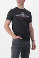 CASTELLI Cyklistické tričko s krátkym rukávom - ARMANDO 2 TEE - čierna