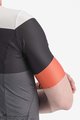 CASTELLI Cyklistický dres s krátkym rukávom - SEZIONE - šedá/čierna/oranžová