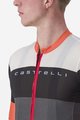 CASTELLI Cyklistický dres s krátkym rukávom - SEZIONE - šedá/čierna/oranžová