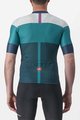 CASTELLI Cyklistický dres s krátkym rukávom - SEZIONE - zelená