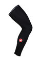 CASTELLI Cyklistické návleky na nohy - UPF 50+ LIGHT - čierna