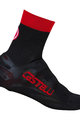 CASTELLI Cyklistické návleky na tretry - BELGIAN  - čierna/červená