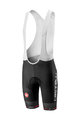 CASTELLI Cyklistické nohavice krátke s trakmi - INFERNO  - čierna