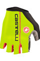 CASTELLI Cyklistické rukavice krátkoprsté - CIRCUITO - žltá/červená