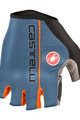 CASTELLI Cyklistické rukavice krátkoprsté - CIRCUITO - červená/modrá
