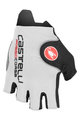 CASTELLI Cyklistické rukavice krátkoprsté - ROSSO CORSA PRO - biela