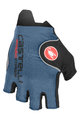 CASTELLI Cyklistické rukavice krátkoprsté - ROSSO CORSA PRO - modrá