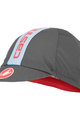 CASTELLI Cyklistická čiapka - RETRO 3 - šedá/modrá