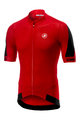 CASTELLI Cyklistický dres s krátkym rukávom - VOLATA 2.0 - čierna/červená