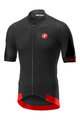 CASTELLI Cyklistický dres s krátkym rukávom - VOLATA 2.0 - červená/čierna