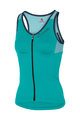 CASTELLI Cyklistický dres bez rukávov - SOLARE LADY - modrá