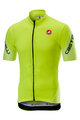 CASTELLI Cyklistický dres s krátkym rukávom - ENTRATA 3.0 - žltá