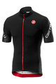 CASTELLI Cyklistický dres s krátkym rukávom - ENTRATA 3.0 - čierna/červená