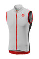 CASTELLI Cyklistický dres bez rukávov - ENTRATA 3.0 - červená/biela