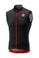 CASTELLI Cyklistický dres bez rukávov - ENTRATA 3.0 - čierna/červená