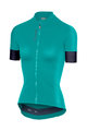 CASTELLI Cyklistický dres s krátkym rukávom - ANIMA 2.0 LADY - modrá/zelená