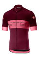CASTELLI Cyklistický dres s krátkym rukávom - PROLOGO VI - fialová/ružová