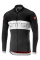 CASTELLI Cyklistický dres s dlhým rukávom letný - PROLOGO VI SUMMER - čierna/šedá/béžová