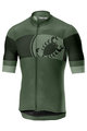 CASTELLI Cyklistický dres s krátkym rukávom - RUOTA - zelená