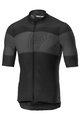 CASTELLI Cyklistický dres s krátkym rukávom - RUOTA - čierna/šedá