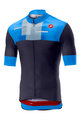 CASTELLI Cyklistický dres s krátkym rukávom - A BLOC - modrá