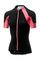 CASTELLI Cyklistický dres s krátkym rukávom - SCHEGGIA 2.0 LADY - ružová/čierna