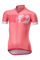 CASTELLI Cyklistický dres s krátkym rukávom - FUTURE RACER KIDS - ružová