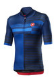 CASTELLI Cyklistický dres s krátkym rukávom - MID WEIGHT PRO - modrá
