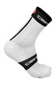 CASTELLI Cyklistické ponožky klasické - FREE 6 - čierna/biela
