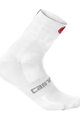 CASTELLI Cyklistické ponožky klasické - QUATTRO 9 - biela
