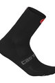 CASTELLI ponožky - QUATTRO 9 - čierna