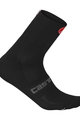 CASTELLI Cyklistické ponožky klasické - QUATTRO 9 - čierna