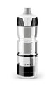 Cyklistická fľaša na vodu - CRYSTAL OMBRA 750 ml - transparentná/biela