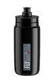 ELITE Cyklistická fľaša na vodu - FLY 550 ml - šedá/čierna